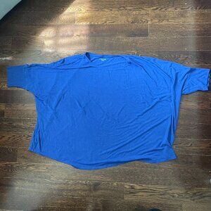 Eileen Fisher Royal Blue Oversize Tunic Jersey-Size Large/XL